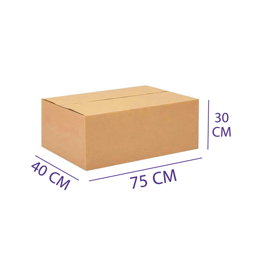 20 كرتون طول 75 عرض 40 ارتفاع 30