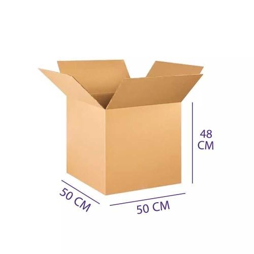 1 كرتون سميك 5 طبقات طول 50 سم عرض 50 سم ارتفاع 48...