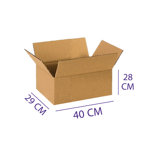 20 كرتون طول 40 عرض 29 ارتفاع 28