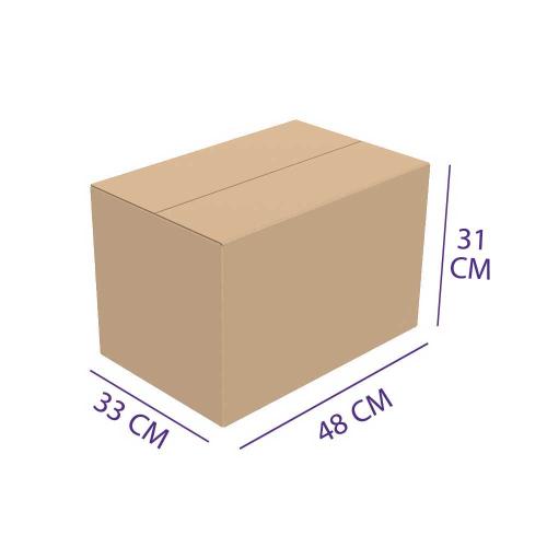 20 كرتون شحن بني طول 48 سم عرض 33سم ارتفاع 31 سم