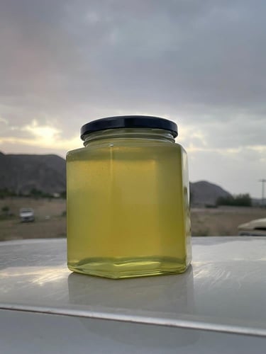 عسل متبلور القتاد الجبلي متبلور