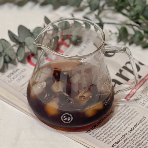 سيرفر V60 زجاجي | V60 Coffee SIP Server 600ml -