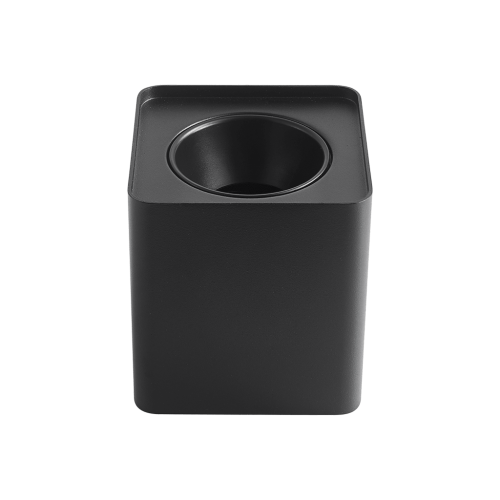 Square black Cylinder Spotlight anti glare GU 10