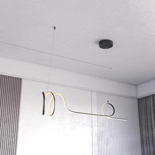 ثريا معلقة LED دوائر 100 سم