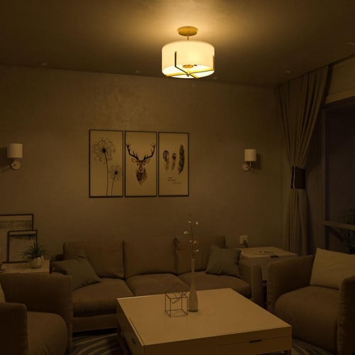 ثريا دائرية لطش مودرن مقاس 40