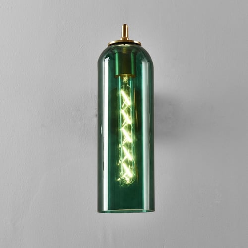لمبة جدارية زجاج أخضر