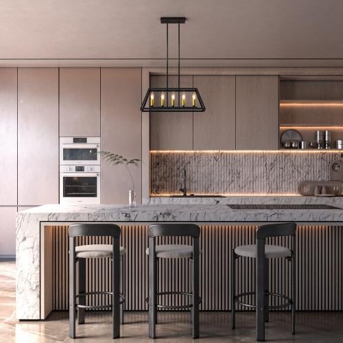 ثريا كلاسيك معدن اسود 60 سم