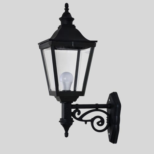 إنارة جدارية خارجية E27 مربعة أسود