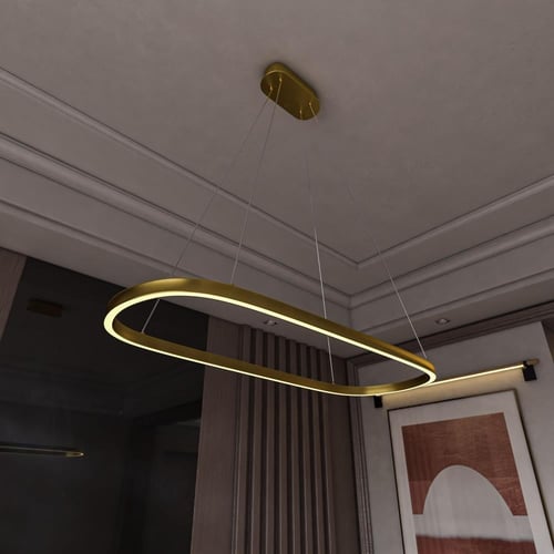 إضاءة معلقة مودرن بيضاوي