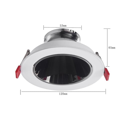 قاعدة داون لايت بعاكس داخلي أسود