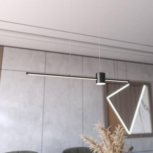 إضاءة خطية ليد معلقة مع دائرة صغيرة