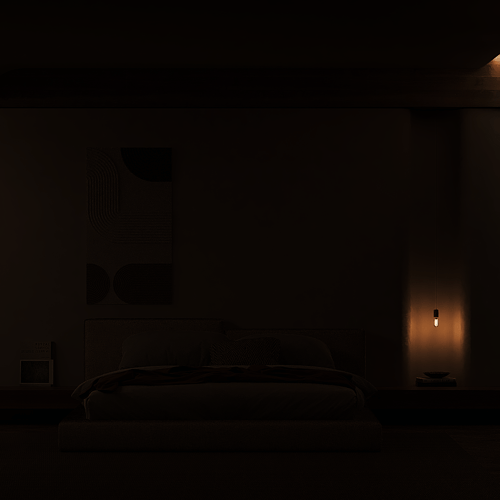 إنارة علاقي مودرن خشب مفرد