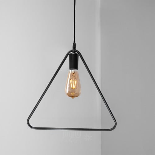 إنارة داخلية علاقي مثلث أسود