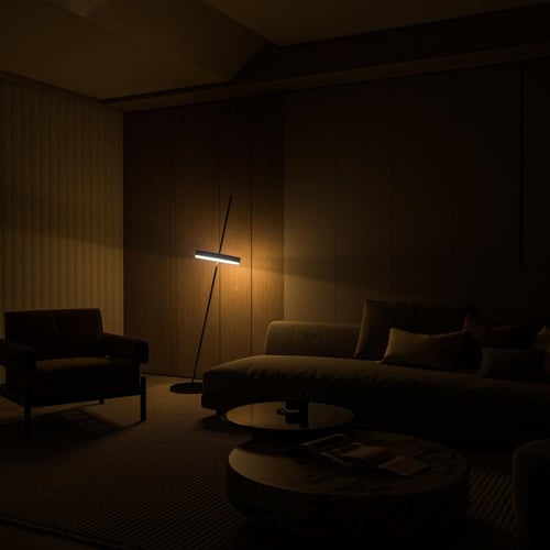 ابجورة ستاند ارضية طويلة مائلة ليد