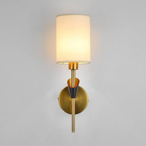 ابليك كلاسيك مفرد ذهبي مع قمع قماشي