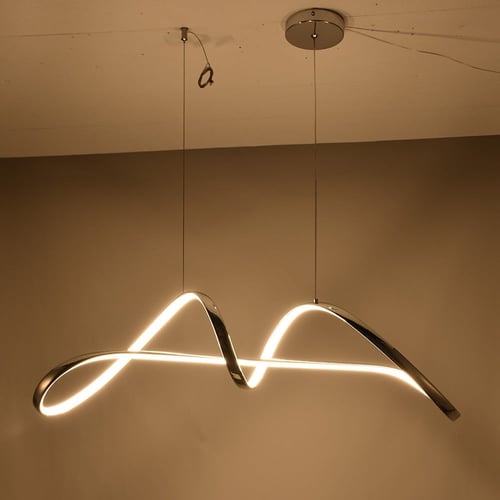 ثريا معلقة LED مقوسة