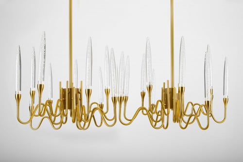 ثريا شمعدان ذهبي راقي