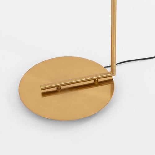 ابجورة طويلة شكل انسيابي ذهبية اللون