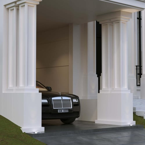 كشاف دفن دائري 3W مانع للتوهج