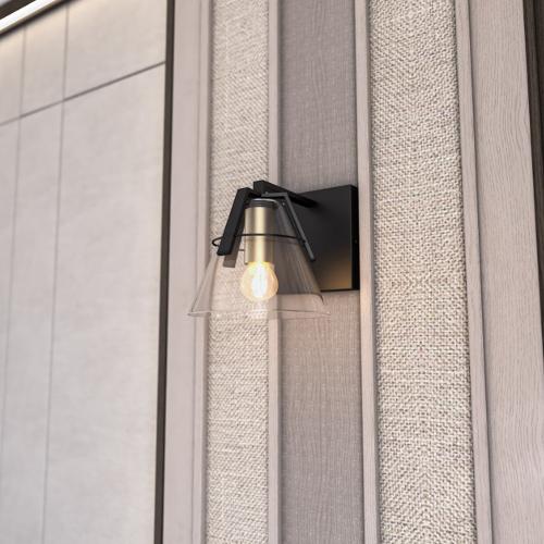 ابجورة جدارية زجاج قاعدة اسود