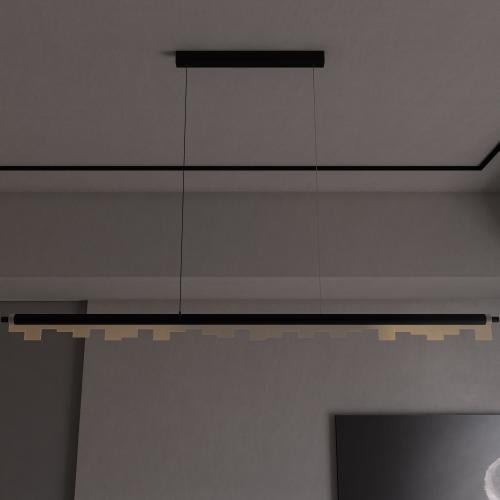 ثريا معلقة LED متعرج