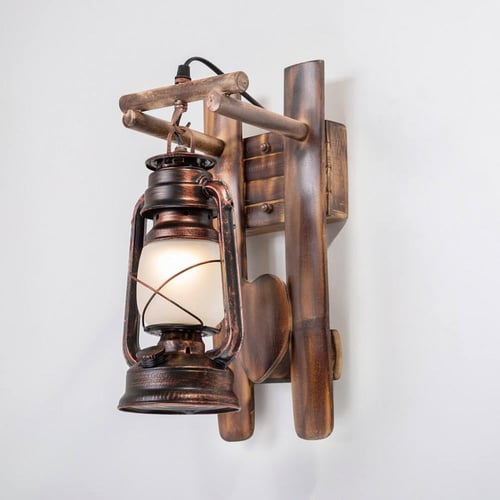 فانوس خشبي تراثي