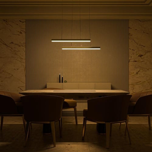 إضاءة سقف خطين مودرن ذهبي