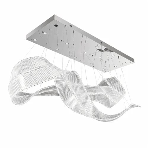Modern Crystal Pendant Chandelier GU10×12