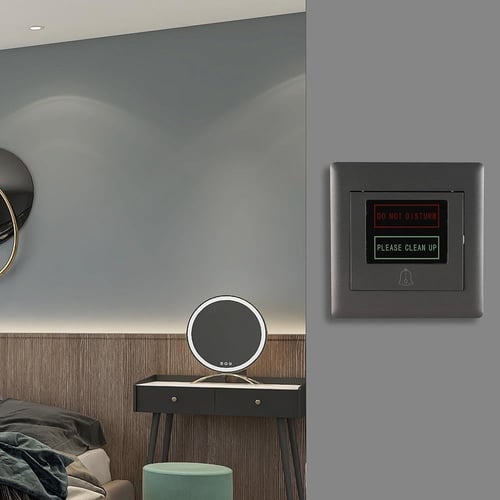 مفتاح جرس مطور رمادي لايت برلنت