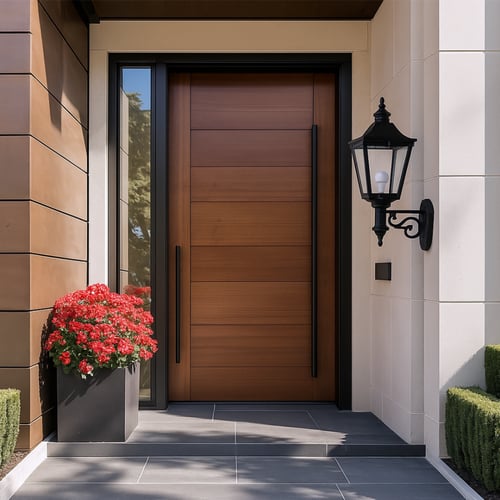 إنارة جدارية خارجية E27 مربعة أسود