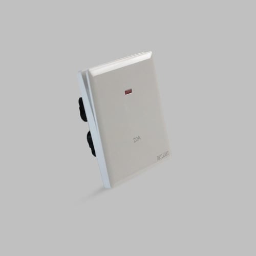 مفتاح سخان 20 A ابيض لايت برلنت