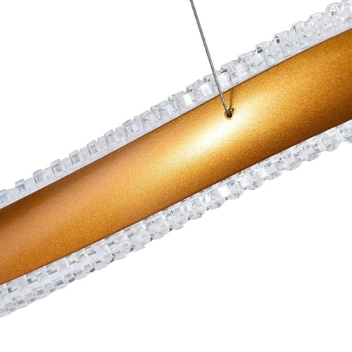 ثريا معلقة ليد كريستال حلزونية