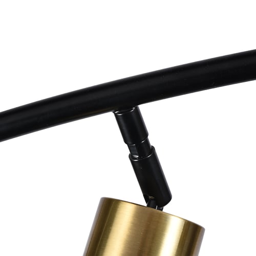 ثريا مسار لمبات موجهة نحاسي واسود