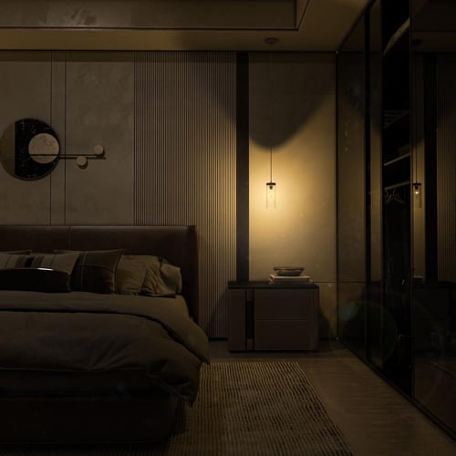 إضاءة داخلية سقف مفرد شكل اسطواني