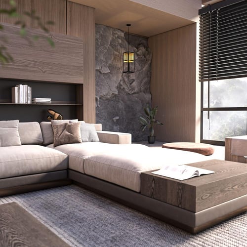 إنارة معلقة مودرن شكل مكعب