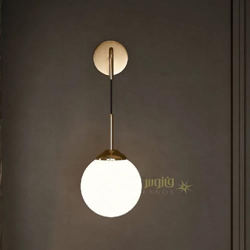 ابليك جداري مودرن دائري ذهبي