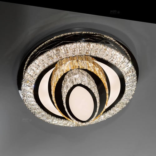 ثريا لطش مودرن كريستال قطر 85 سم