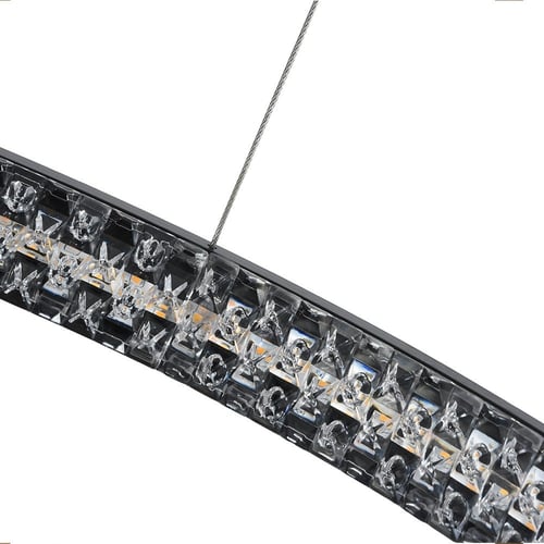 ثريا دائرية كريستال معلقة 40 سم