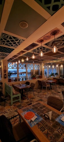 انارة فيلمنت سقف ديكور رمادي