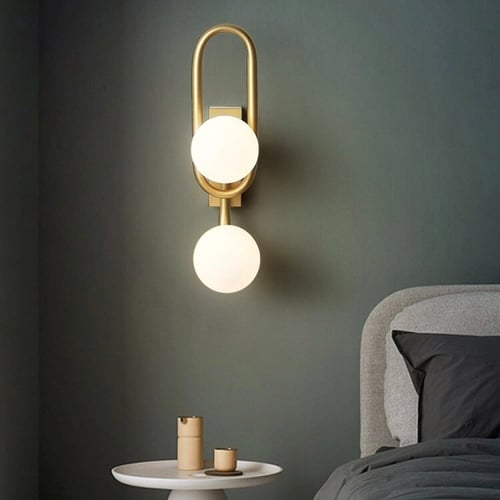 لمبة جدارية قاعدة ذهبية