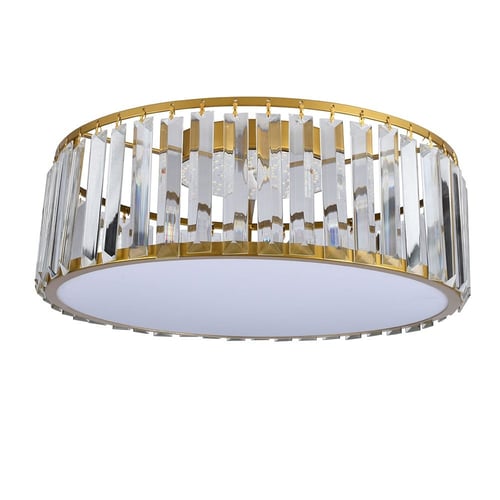 ثريا دائرية لطش كريستال قطر 40 سم