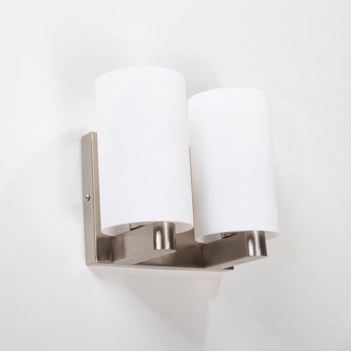 إضاءة جدارية مجوز زجاج أبيض