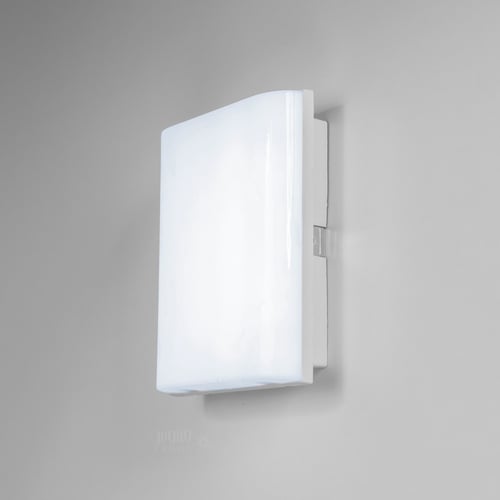 كشاف سور مربع راقي بلون ابيض