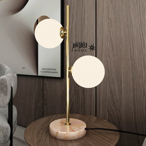 ابجورة طويلة مع كرتين مضيئتين