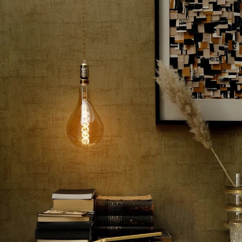 انارة فيلمنت ديكور بيضاوية عسلي