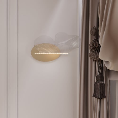 أبليك جداري داخلي اكلوريك بقاعدة ذهبية