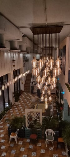 انارة فيلمنت ديكور عسلي