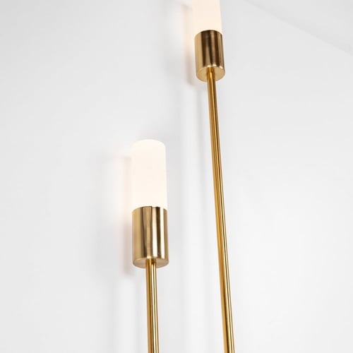 ابليك مودرن ذهبي راقي بإضاءة مزدوجة