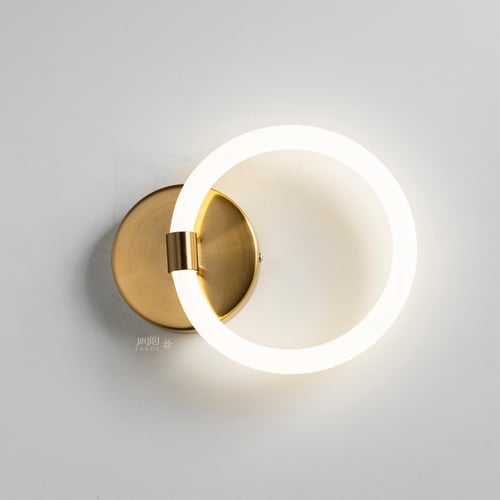 ابليك مودرن راقي ذهبي دائرة LED