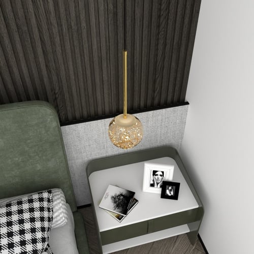 انارة ليد علاقي كروية بنقاط داخلية